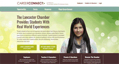 Desktop Screenshot of lancasterchambercareerconnect.com